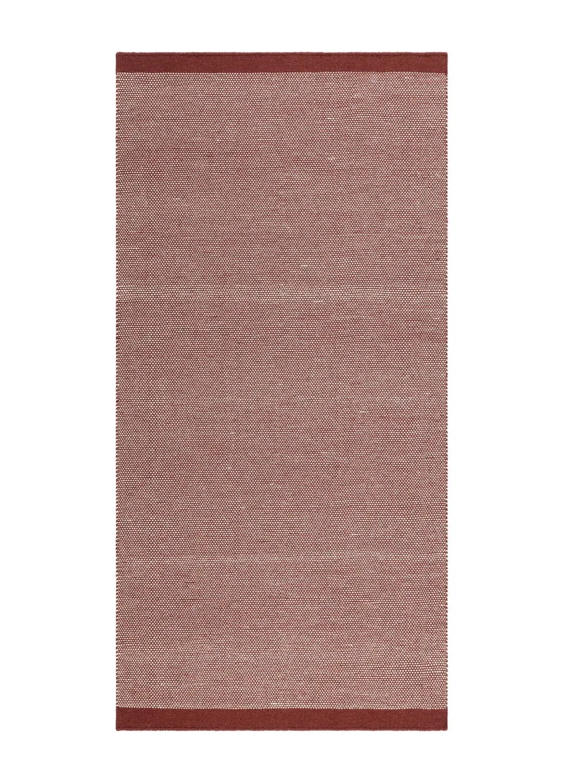 Handvävd Matta Sandhamn 75x150 cm - Marsala - Textil & mattor - Mattor - Modern matta - Ullmatta