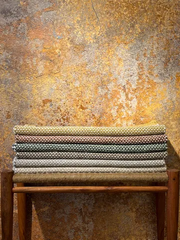 Handvävd Matta Sandhamn Kvadratisk 250x250 cm - Smaragdgrön - Textil & mattor - Mattor - Modern matta - Ullmatta