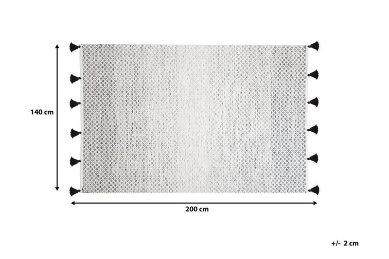 Inwood Matta 140x200 cm - Svart - Textil & mattor - Mattor - Modern matta - Ullmatta