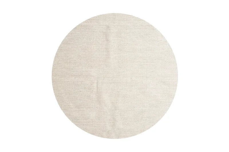Jaipur Ullmatta Rund 200 cm, Beige