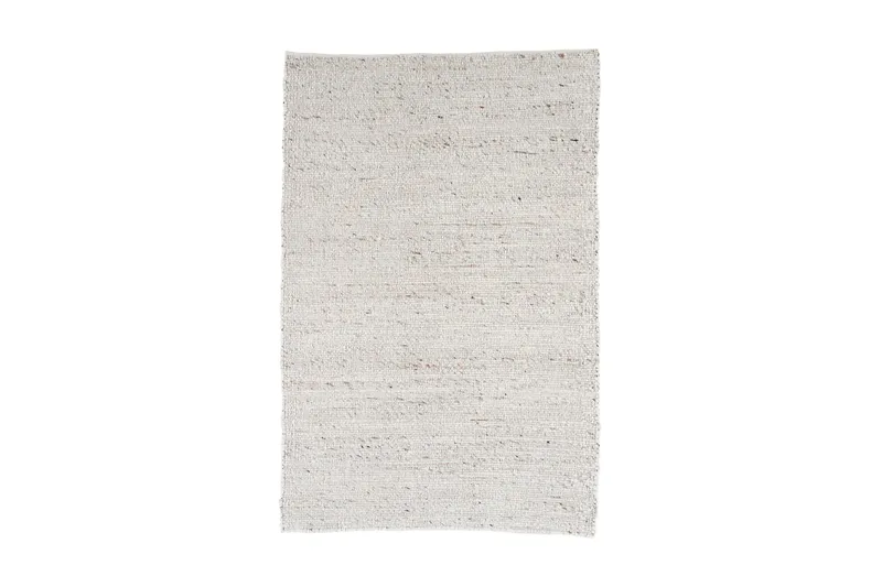 Loump Ullmatta 160x230 cm, Vit/Beige