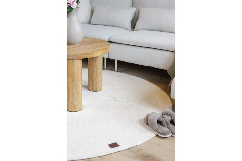 Ullmatta Merino - 160x160 cm, Creme - Textil & mattor - Mattor - Modern matta - Ullmatta