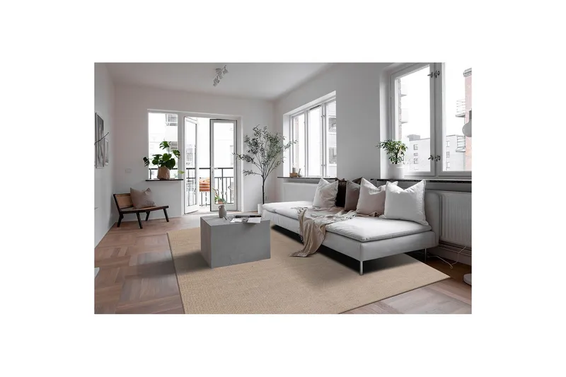 Ullmatta Molly - 160x230 cm, Dark Linen - Textil & mattor - Mattor - Modern matta - Ullmatta