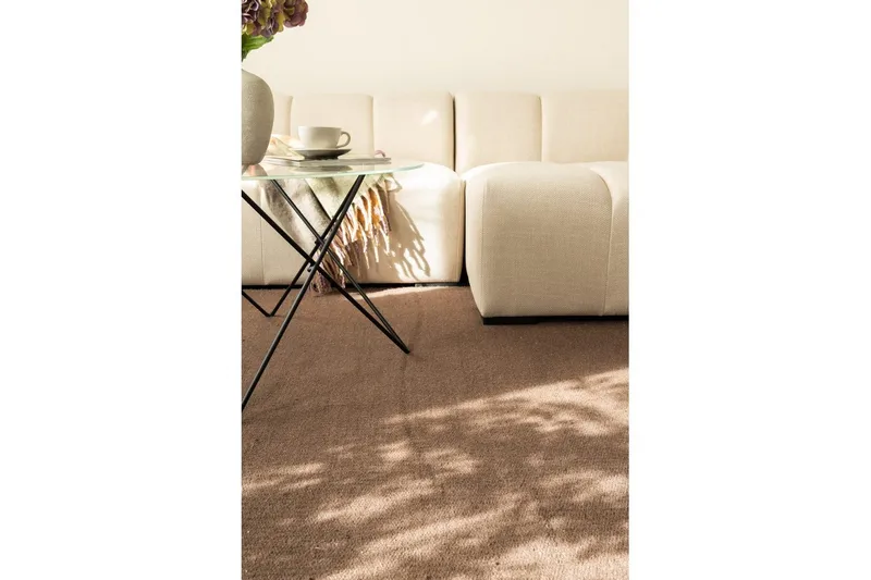 Ullmatta Molly - 300x300 cm, Chocolate brown - Textil & mattor - Mattor - Modern matta - Ullmatta