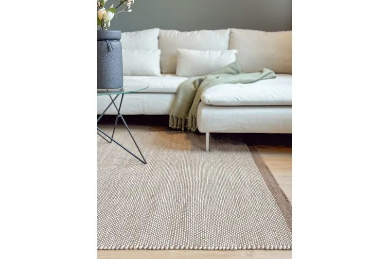 Ullmatta Sandhamn - 160x230 cm, Dark Linen - Textil & mattor - Mattor - Modern matta - Ullmatta