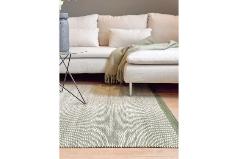 Ullmatta Sandhamn - 160x230 cm, Emerald green - Textil & mattor - Mattor - Modern matta - Ullmatta