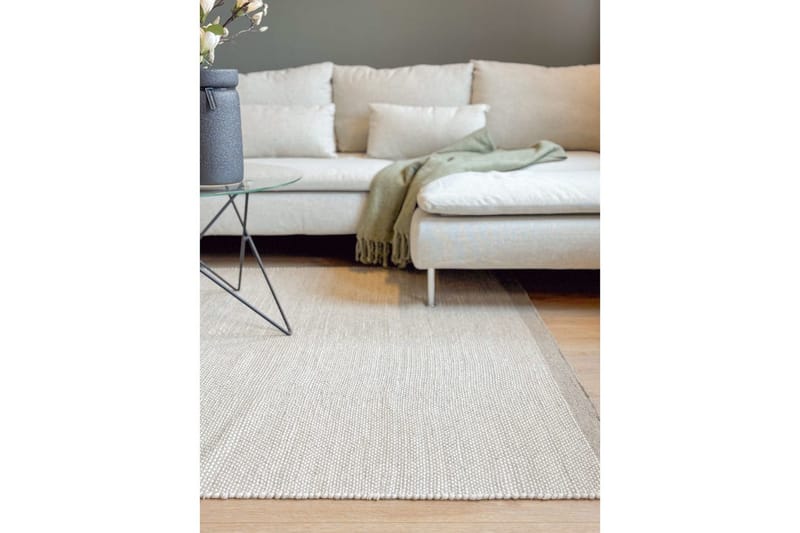 Ullmatta Sandhamn - 160x230 cm, Silver - Textil & mattor - Mattor - Modern matta - Ullmatta