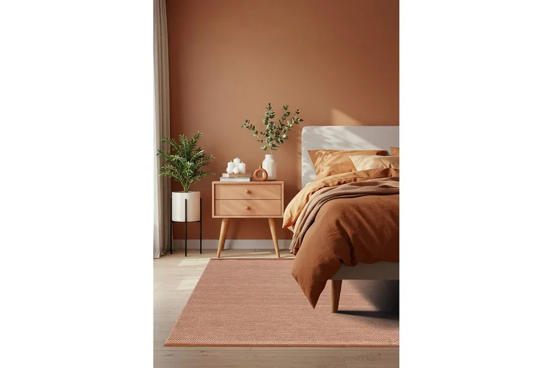Ullmatta Sandhamn - 160x230 cm, Terracotta - Textil & mattor - Mattor - Modern matta - Ullmatta
