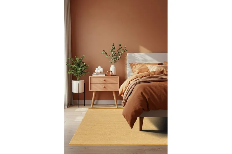 Ullmatta Sandhamn - 160x230 cm, Yellow - Textil & mattor - Mattor - Modern matta - Ullmatta