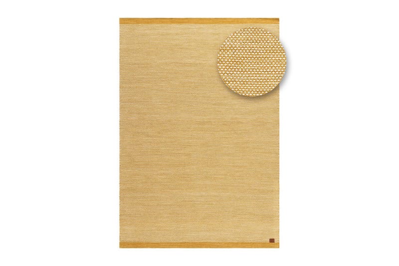 Ullmatta Sandhamn - 160x230 cm, Yellow - Textil & mattor - Mattor - Modern matta - Ullmatta