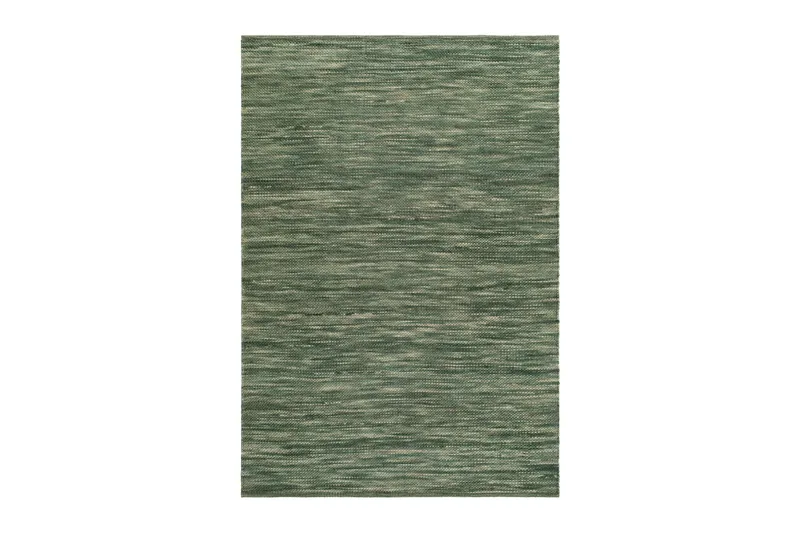 Skagen Ullmatta 140x200 cm Rektangulär, Grönmelange