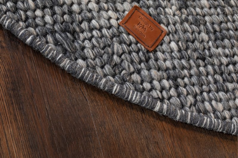 Skagen Ullmatta 160 cm Rund - Grafitmelange - Textil & mattor - Mattor - Modern matta - Ullmatta