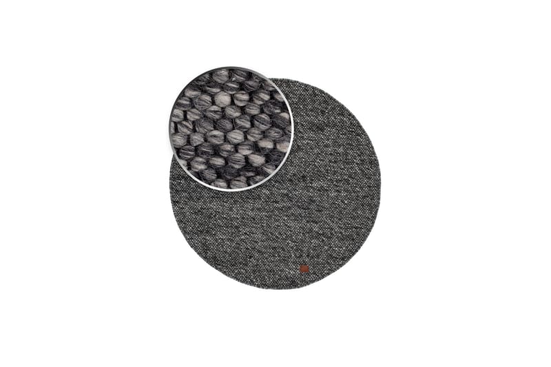 Skagen Ullmatta 160 cm Rund - Grafitmelange - Textil & mattor - Mattor - Modern matta - Ullmatta