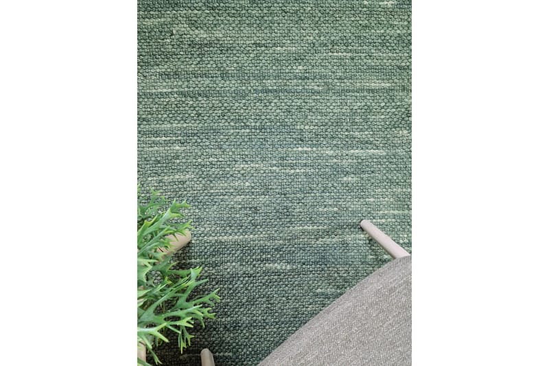 Skagen Ullmatta 160x230 cm Rektangulär - Grönmelange - Textil & mattor - Mattor - Modern matta - Ullmatta