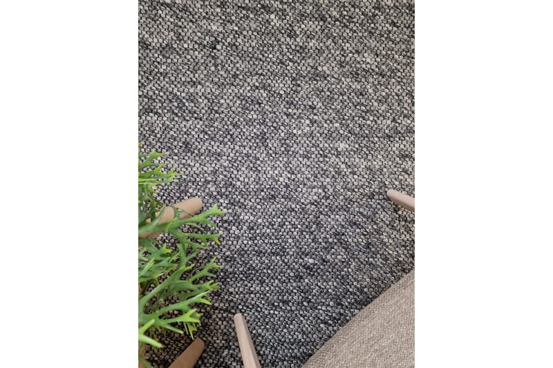 Skagen Ullmatta 160x230 cm Rektangulär - Grafitmelange - Textil & mattor - Mattor - Modern matta - Ullmatta