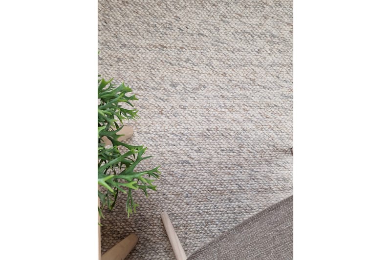 Skagen Ullmatta 160x230 cm Rektangulär - Sandmelange - Textil & mattor - Mattor - Modern matta - Ullmatta
