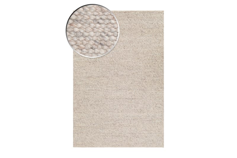 Skagen Ullmatta 160x230 cm Rektangulär - Sandmelange - Textil & mattor - Mattor - Modern matta - Ullmatta