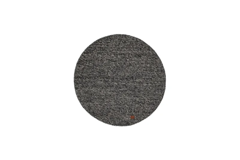Skagen Ullmatta 200 cm Rund, Grafitmelange