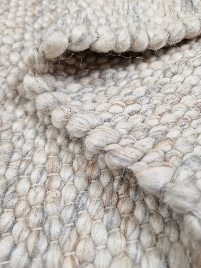 Skagen Ullmatta 200x300 cm Rektangulär - Sandmelange - Textil & mattor - Mattor - Modern matta - Ullmatta