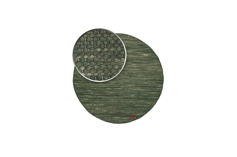 Skagen Ullmatta 240 cm Rund - Grönmelange - Textil & mattor - Mattor - Modern matta - Ullmatta