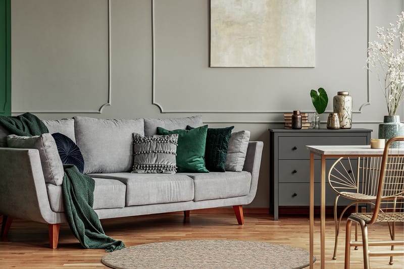 Skagen Ullmatta 300 cm Rund - Sandmelange - Textil & mattor - Mattor - Modern matta - Ullmatta