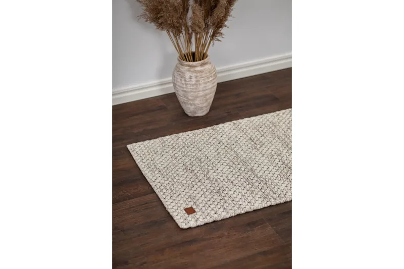 Torekov Ullmatta 75x150 cm - Vit - Textil & mattor - Mattor - Modern matta - Ullmatta