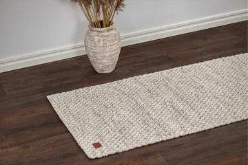 Torekov Ullmatta 75x230 cm - Vit - Textil & mattor - Mattor - Modern matta - Ullmatta