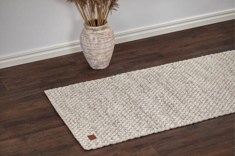 Torekov Ullmatta 75x230 cm - Vit - Textil & mattor - Mattor - Modern matta - Ullmatta