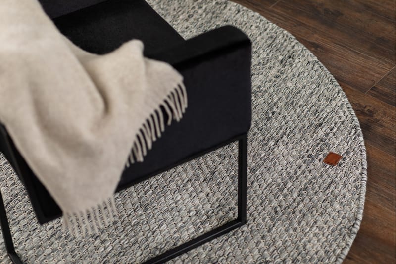 Torekov Ullmatta Rund 200 cm - Grå - Textil & mattor - Mattor - Modern matta - Ullmatta