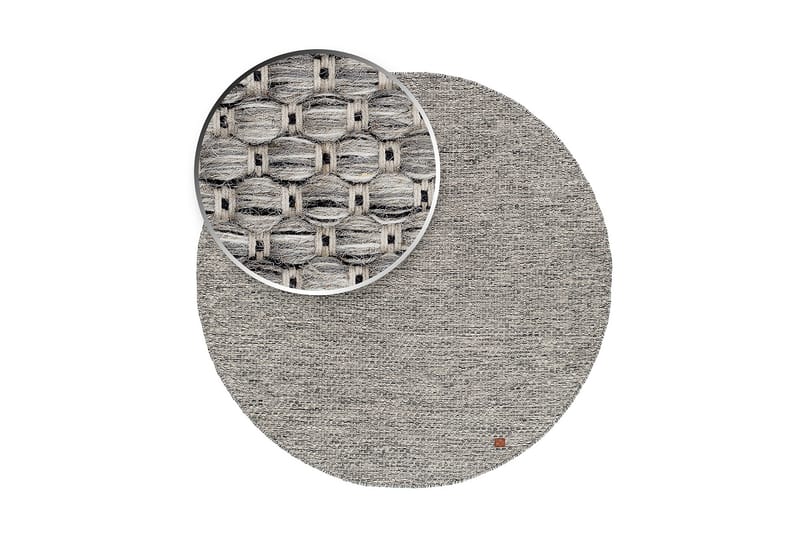 Torekov Ullmatta Rund 240 cm - Grå - Textil & mattor - Mattor - Modern matta - Ullmatta