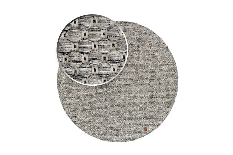 Torekov Ullmatta Rund 240 cm - Grå - Textil & mattor - Mattor - Modern matta - Ullmatta