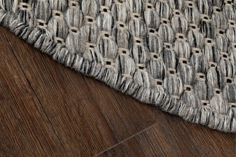 Torekov Ullmatta Rund 240 cm - Grå - Textil & mattor - Mattor - Modern matta - Ullmatta