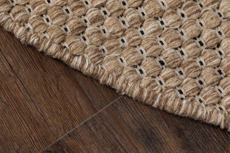 Torekov Ullmatta Rund 240 cm - Linne - Textil & mattor - Mattor - Modern matta - Ullmatta