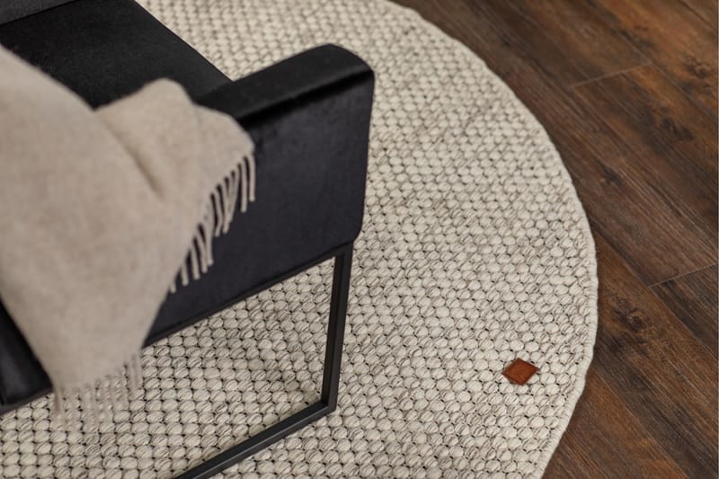 Torekov Ullmatta Rund 240 cm - Vit - Textil & mattor - Mattor - Modern matta - Ullmatta