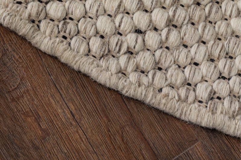 Torekov Ullmatta Rund 240 cm - Vit - Textil & mattor - Mattor - Modern matta - Ullmatta
