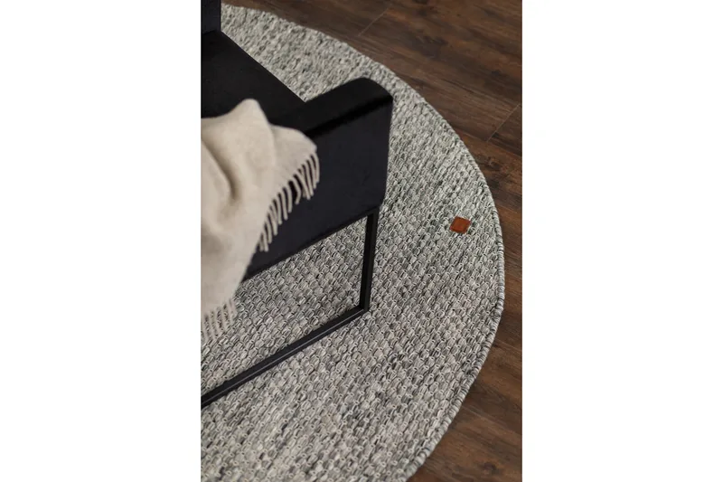 Torekov Ullmatta Rund 300 cm - Grå - Textil & mattor - Mattor - Modern matta - Ullmatta