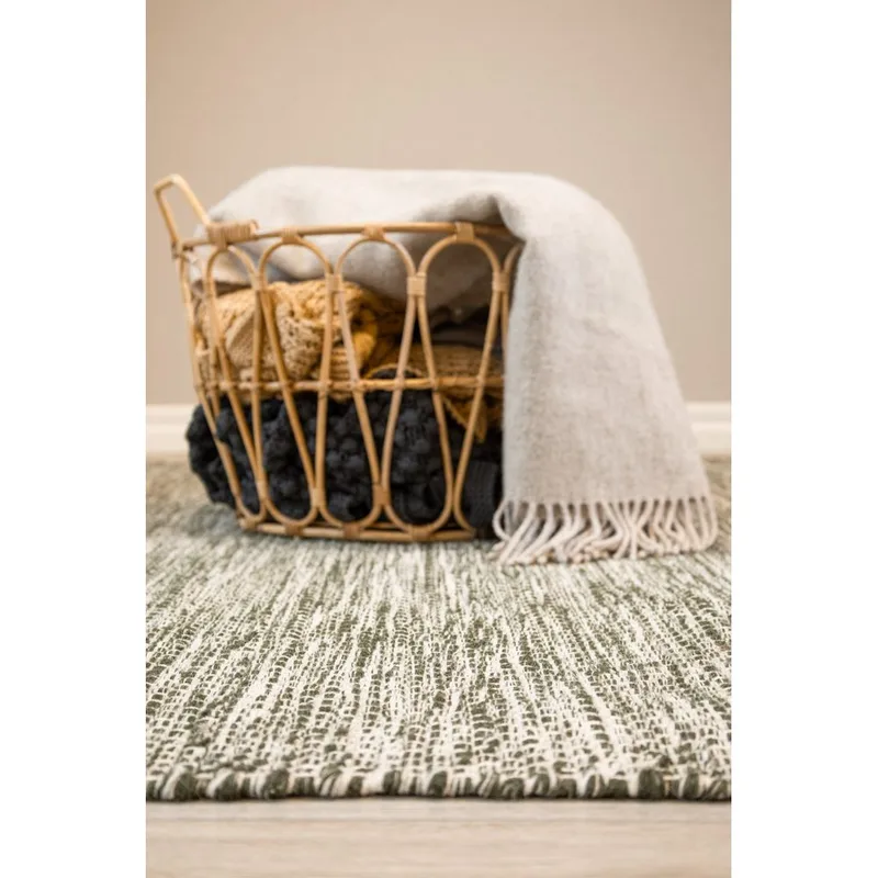 Ullmatta Torsby - 160x230 cm, Olivgrön - Textil & mattor - Mattor - Modern matta - Ullmatta