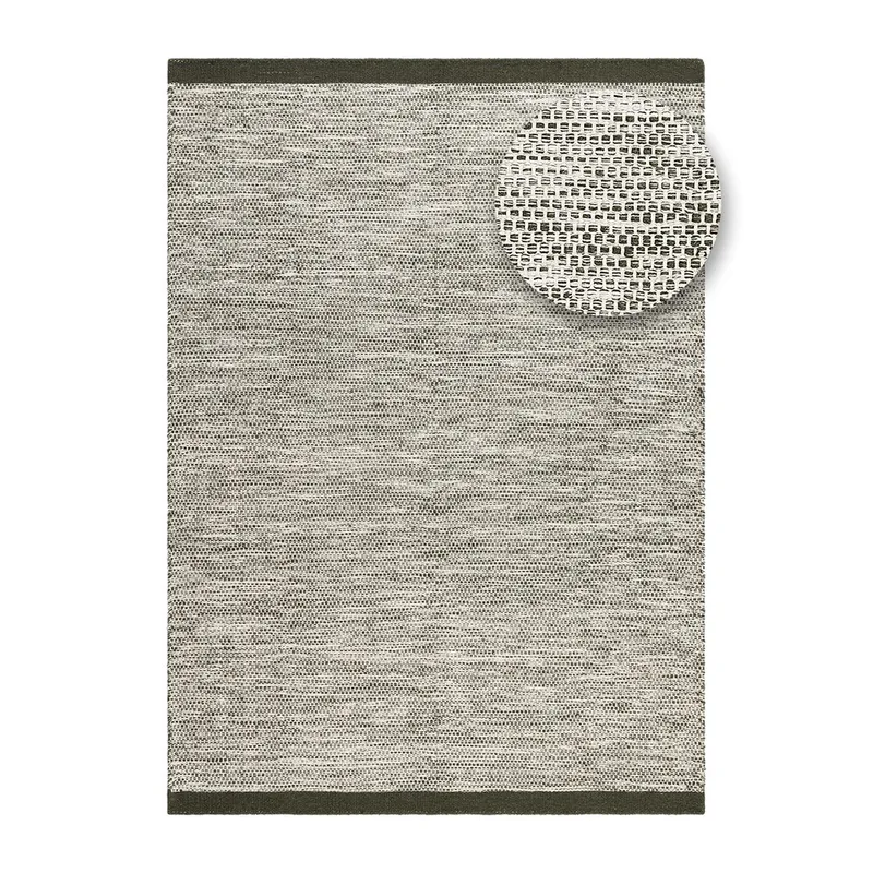 Ullmatta Torsby - 160x230 cm, Olivgrön - Textil & mattor - Mattor - Modern matta - Ullmatta