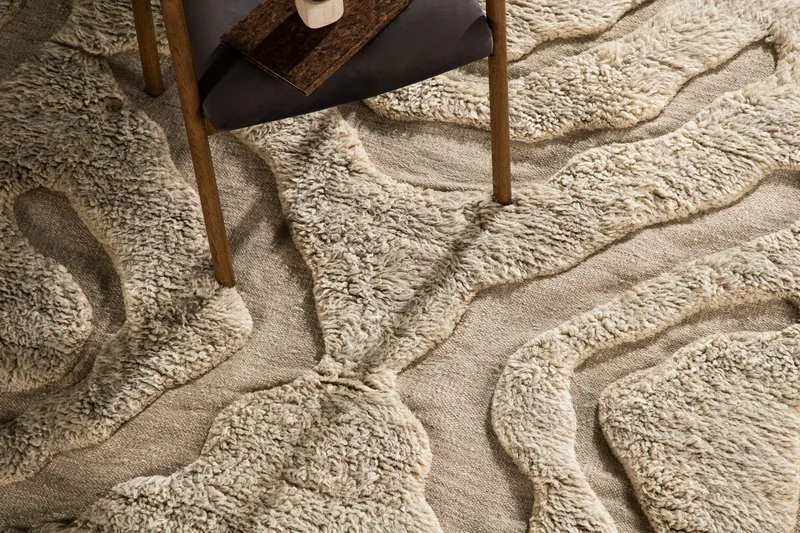 Trondheim x Josefin Lustig Ullmatta 402x400 cm Beige - Vind - Textil & mattor - Mattor - Modern matta - Ullmatta