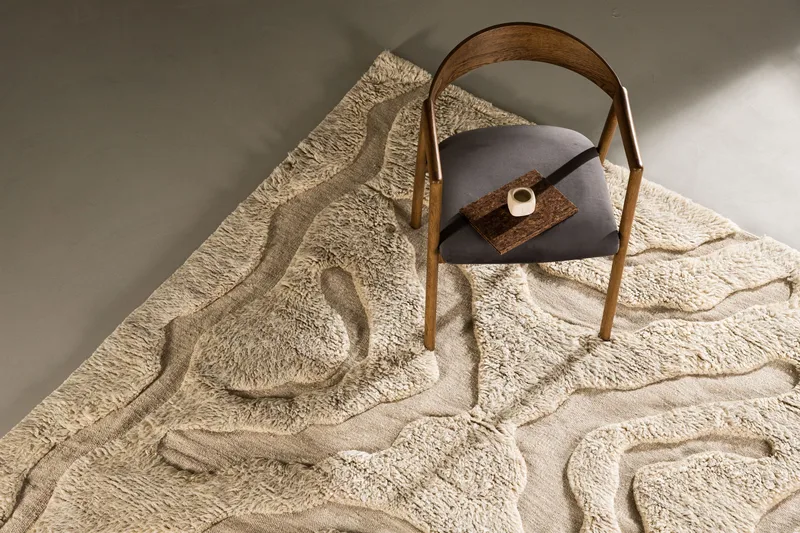 Trondheim x Josefin Lustig Ullmatta 402x400 cm Beige - Vind - Textil & mattor - Mattor - Modern matta - Ullmatta