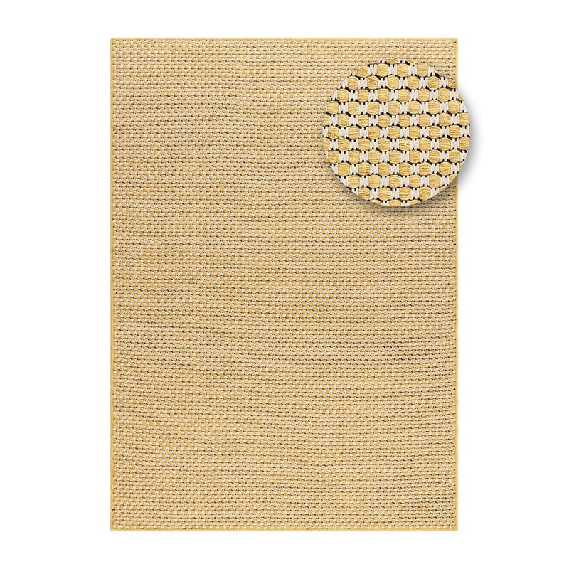 Ullmatta Vasa - 140x200 cm, Gul - Textil & mattor - Mattor - Modern matta - Ullmatta