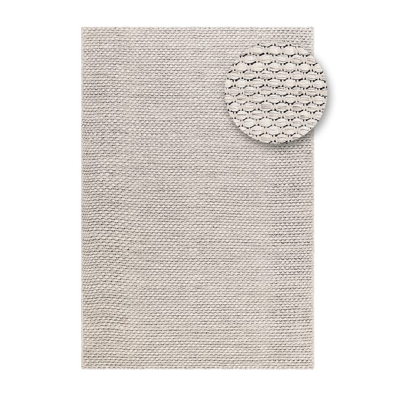Ullmatta Vasa - 140x200 cm, kräm - Textil & mattor - Mattor - Modern matta - Ullmatta