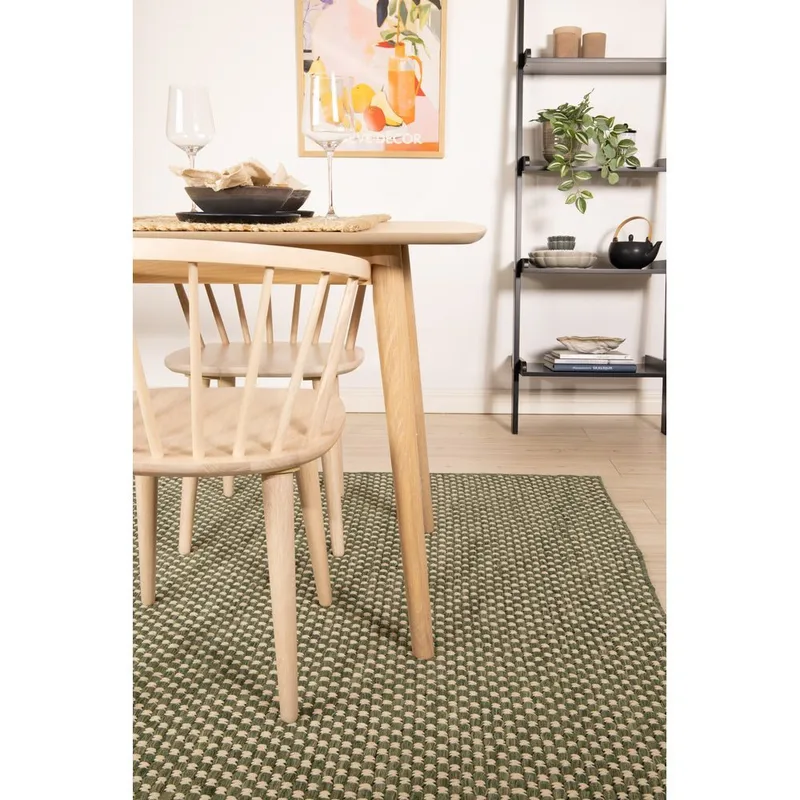 Ullmatta Vasa - 140x200 cm, Smaragdgrön - Textil & mattor - Mattor - Modern matta - Ullmatta