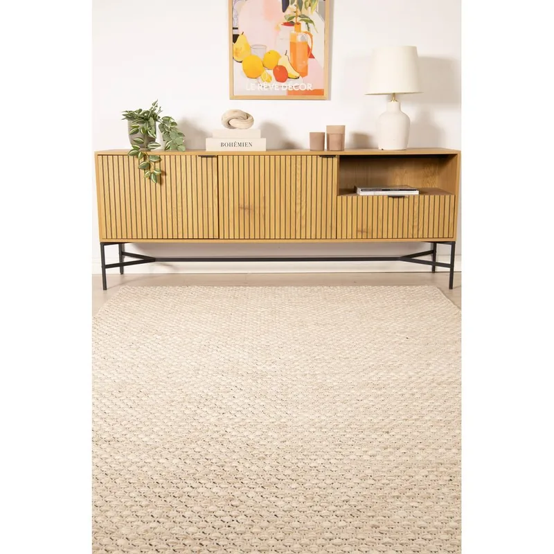 Ullmatta Vasa - 160x230 cm, Natur - Textil & mattor - Mattor - Modern matta - Ullmatta