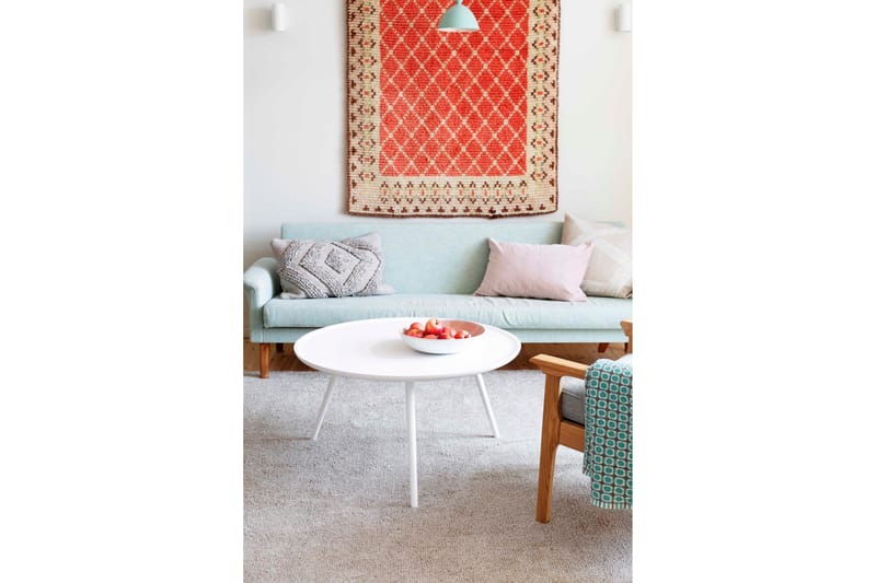 Viita Matta Rund 160 cm Beige - VM Carpets - Textil & mattor - Mattor - Modern matta - Ullmatta