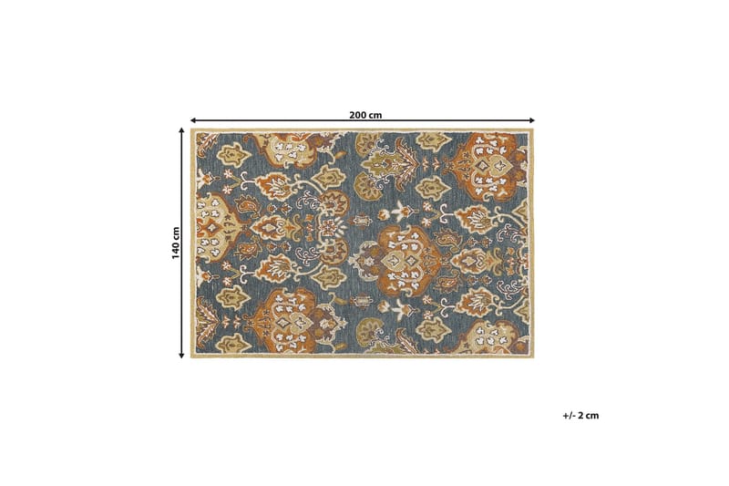 Umurlu Ullmatta 140x200 cm - Beige - Textil & mattor - Mattor - Modern matta - Ryamatta & luggmatta