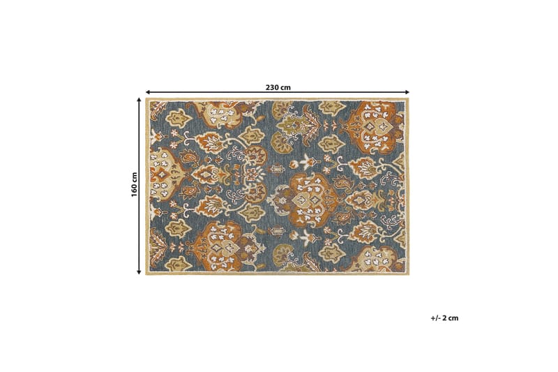 Umurlu Ullmatta 160x230 cm - Orange - Textil & mattor - Mattor - Modern matta - Ullmatta