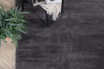 Undra Viskos-look Matta 200x300 - Mörkgrå - Textil & mattor - Mattor - Modern matta - Viskosmatta & konstsilkesmatta