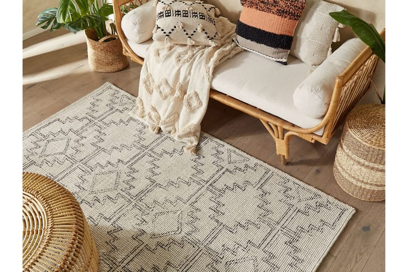 Urla Ryamatta 140x200 cm - Beige - Textil & mattor - Mattor - Modern matta - Ryamatta & luggmatta