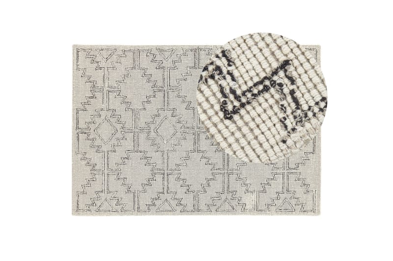 Urla Ryamatta 140x200 cm - Beige - Textil & mattor - Mattor - Modern matta - Ryamatta & luggmatta